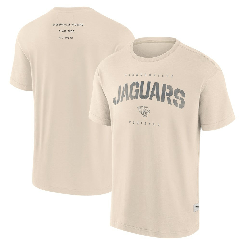 Fanatics Jacksonville Jaguars Elements Weathered Tonal Future Ground T-Shirt Cream