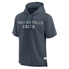 Fanatics Indianapolis Colts Elements Future Ground Lettering Short Sleeve Pullover Hoodie Navy
