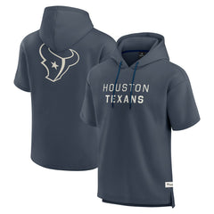 Fanatics Houston Texans Elements Future Ground Lettering Short Sleeve Pullover Hoodie Navy