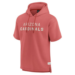 Fanatics Arizona Cardinals Elements Future Ground Lettering Short Sleeve Pullover Hoodie Red
