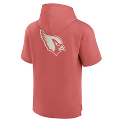 Fanatics Arizona Cardinals Elements Future Ground Lettering Short Sleeve Pullover Hoodie Red