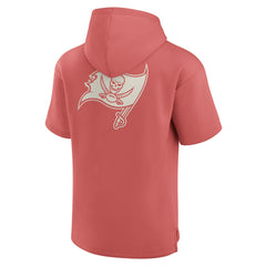 Fanatics Tampa Bay Buccaneers Elements Future Ground Lettering Short Sleeve Pullover Hoodie Red