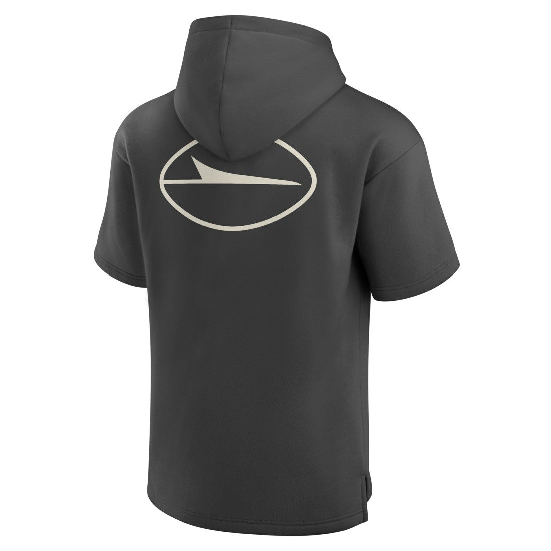 Fanatics New York Jets Elements Future Ground Lettering Short Sleeve Pullover Hoodie Charcoal