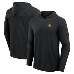 Fanatics Pittsburgh Steelers Front Office Power Mono Long Sleeve Hoodie T-Shirt Black
