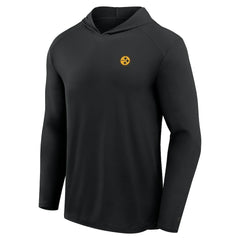 Fanatics Pittsburgh Steelers Front Office Power Mono Long Sleeve Hoodie T-Shirt Black