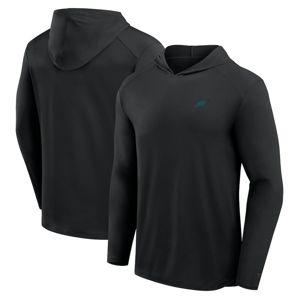 Fanatics Philadelphia Eagles Front Office Power Mono Long Sleeve Hoodie T-Shirt Black
