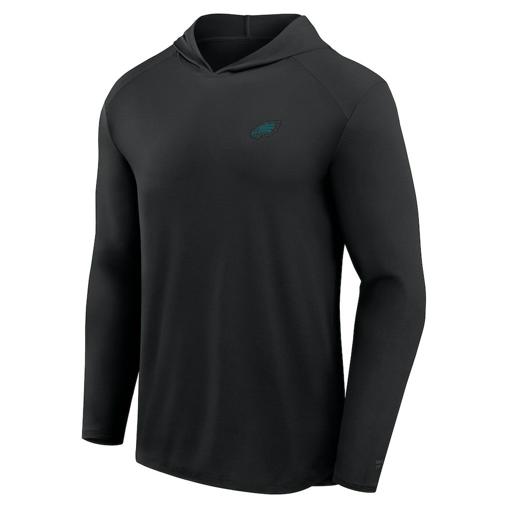 Fanatics Philadelphia Eagles Front Office Power Mono Long Sleeve Hoodie T-Shirt Black
