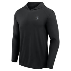 Fanatics Las Vegas Raiders Front Office Power Mono Long Sleeve Hoodie T-Shirt Black