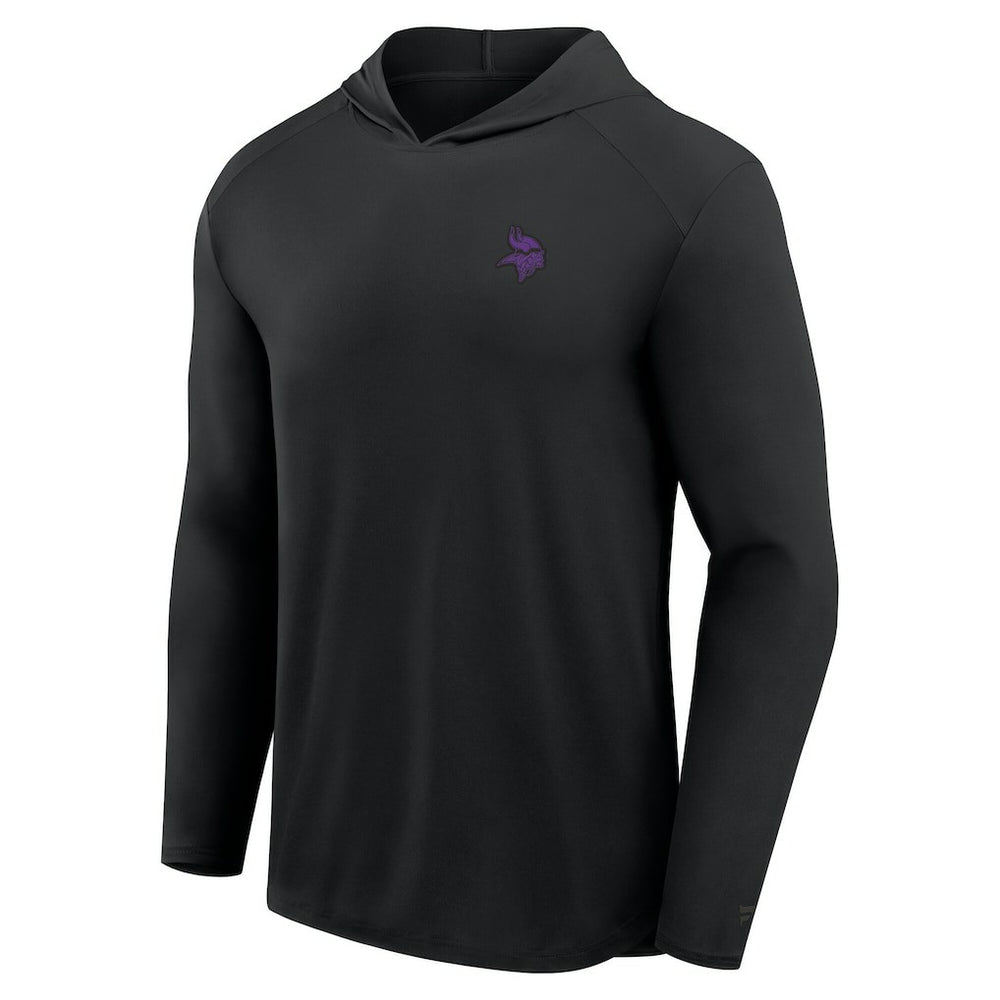 Fanatics Minnesota Vikings Front Office Power Mono Long Sleeve Hoodie T-Shirt Black