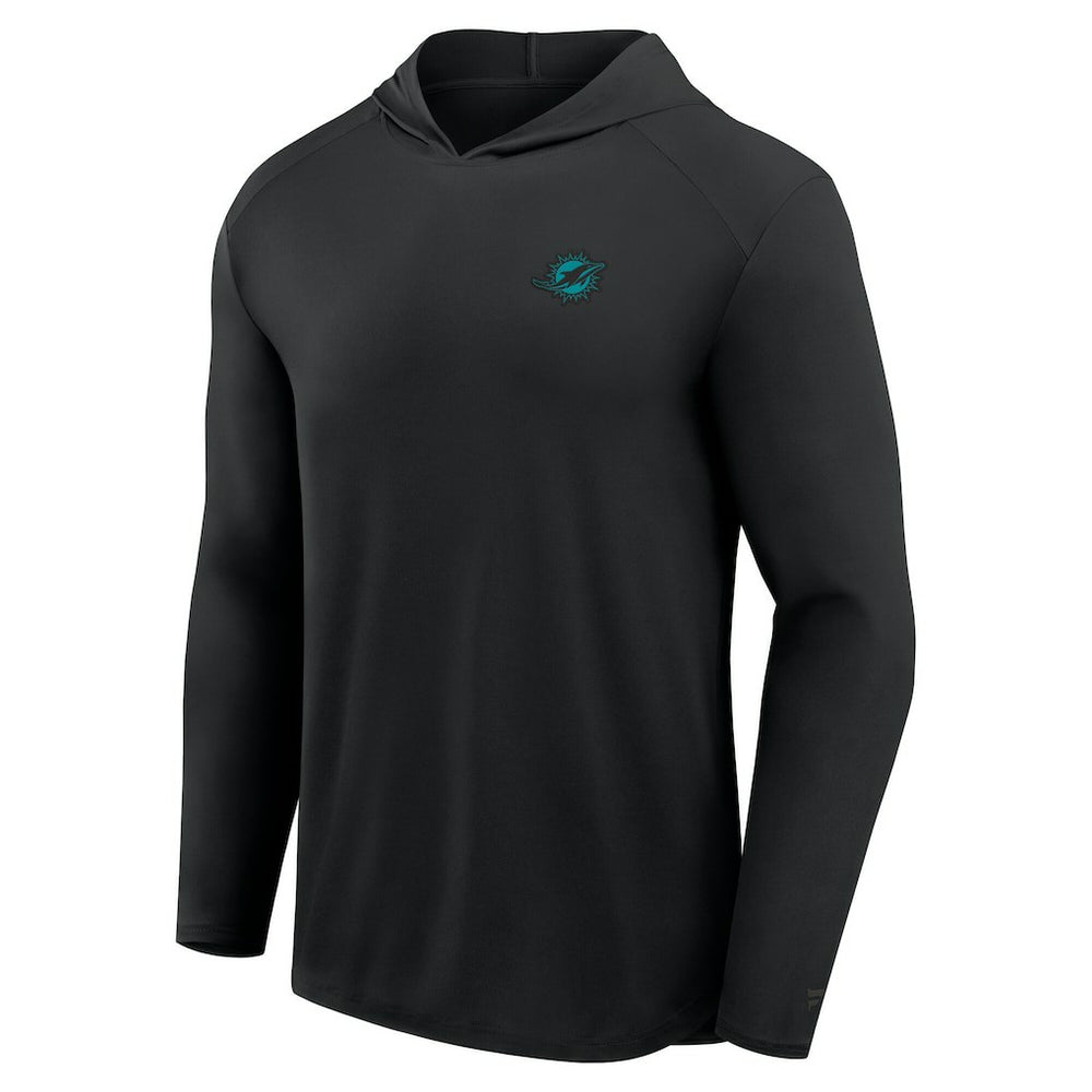 Fanatics Miami Dolphins Front Office Power Mono Long Sleeve Hoodie T-Shirt Black