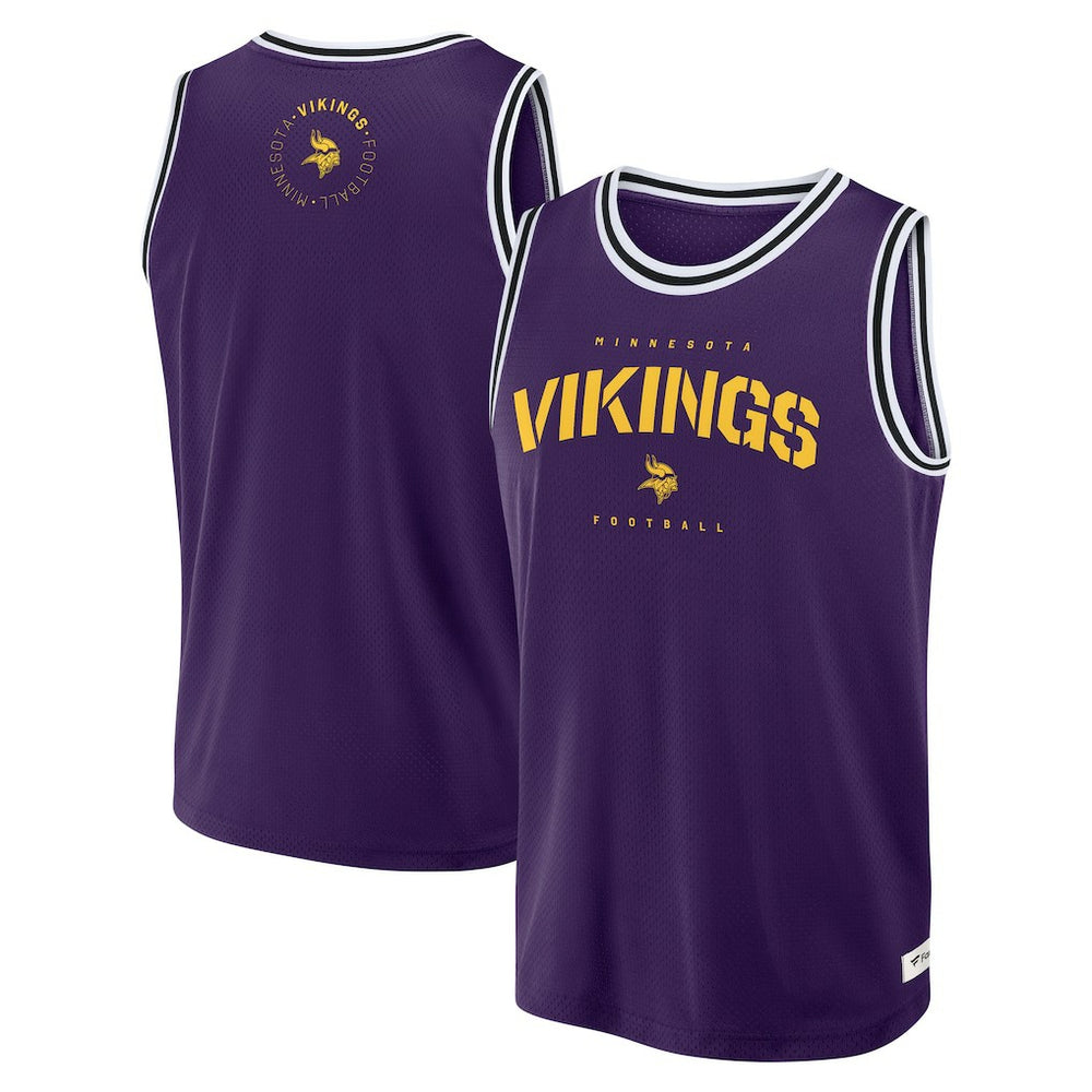 Fanatics Minnesota Vikings Elements Future Ground Jersey Tank Top Purple