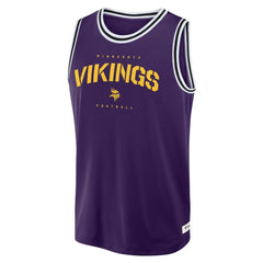 Fanatics Minnesota Vikings Elements Future Ground Jersey Tank Top Purple