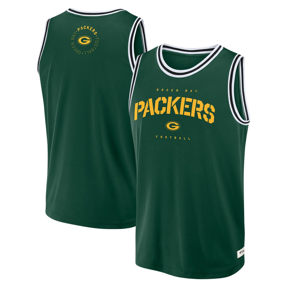 Fanatics Green Bay Packers Elements Future Ground Jersey Tank Top Green