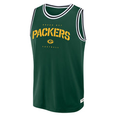 Fanatics Green Bay Packers Elements Future Ground Jersey Tank Top Green