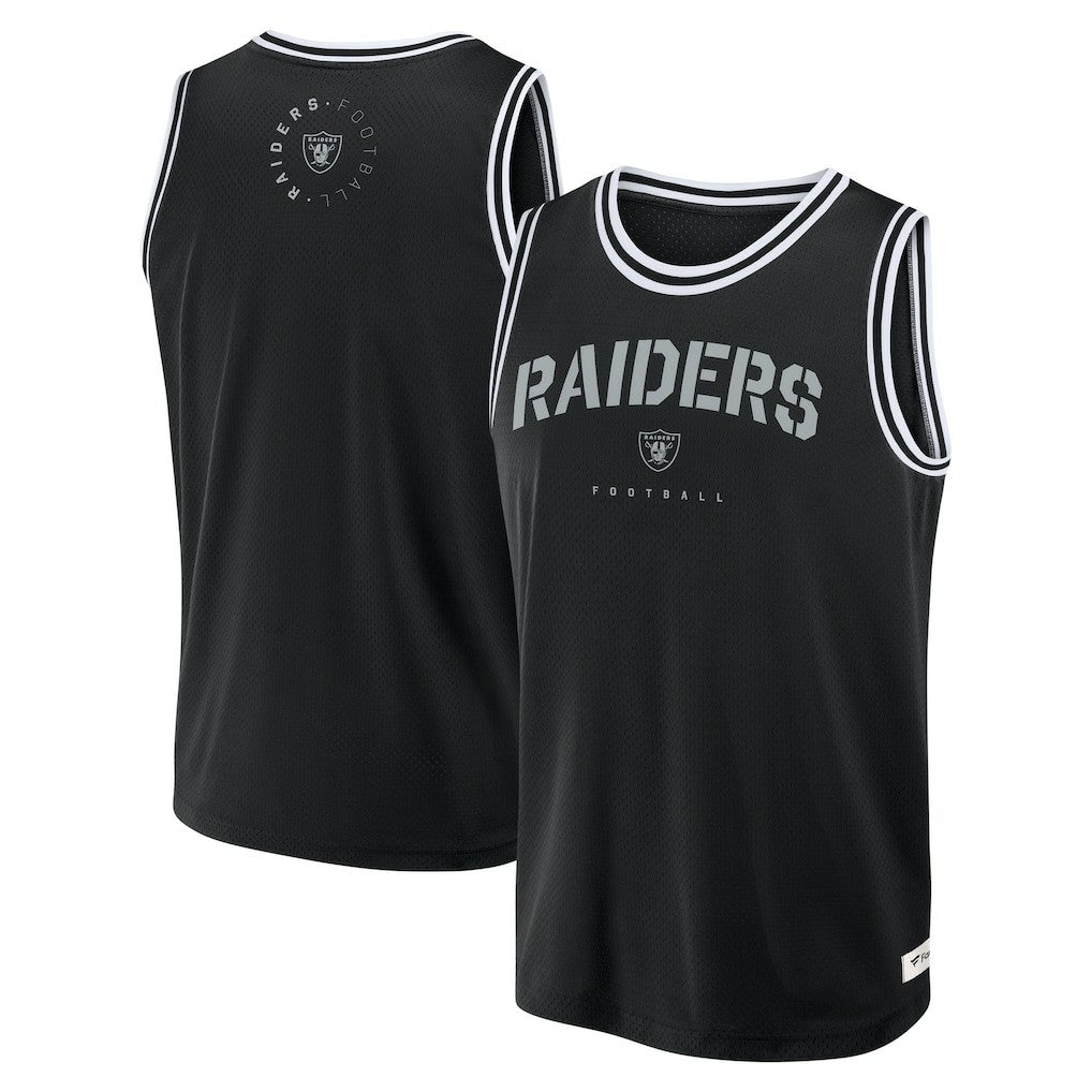 Fanatics Las Vegas Raiders Elements Future Ground Jersey Tank Top Black