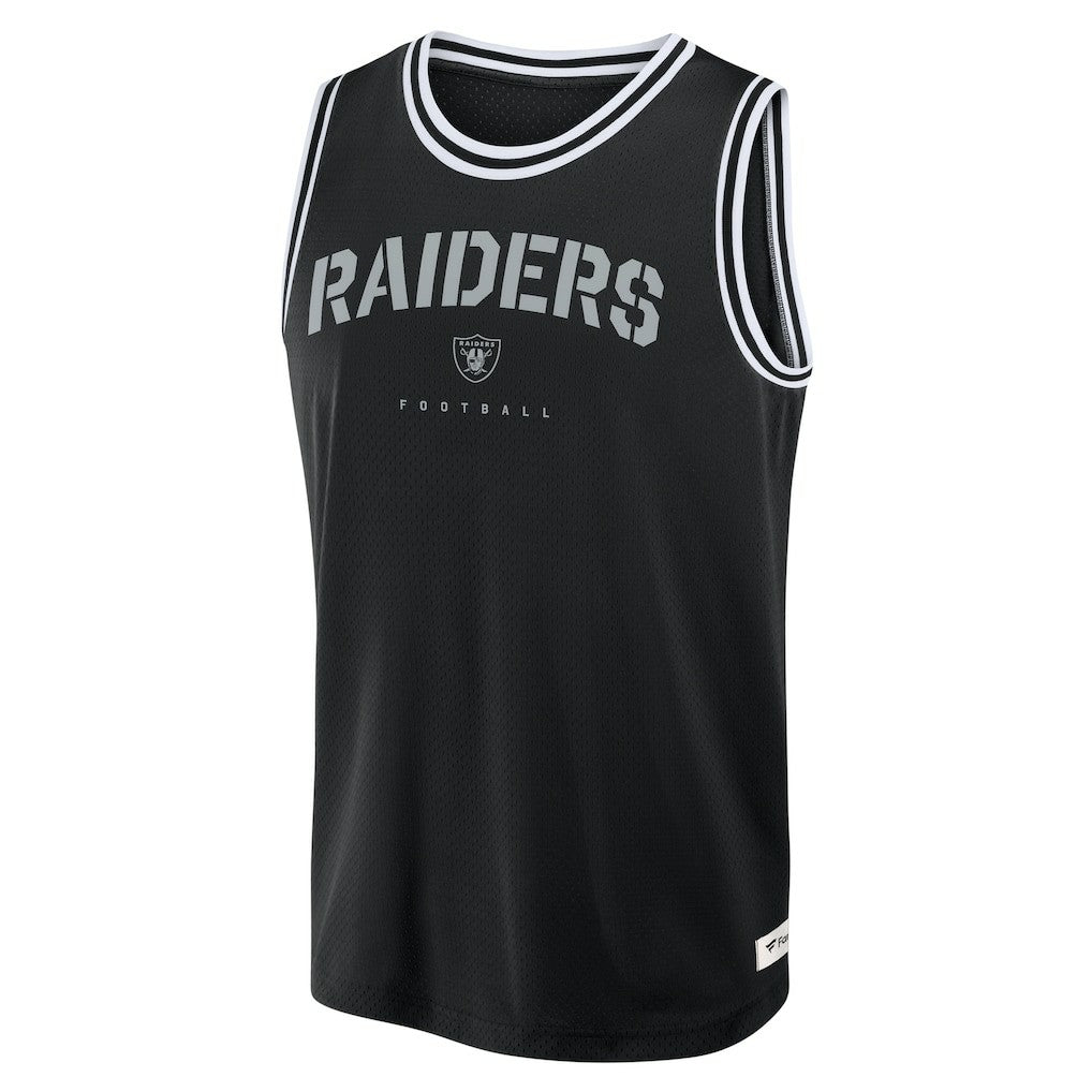 Fanatics Las Vegas Raiders Elements Future Ground Jersey Tank Top Black
