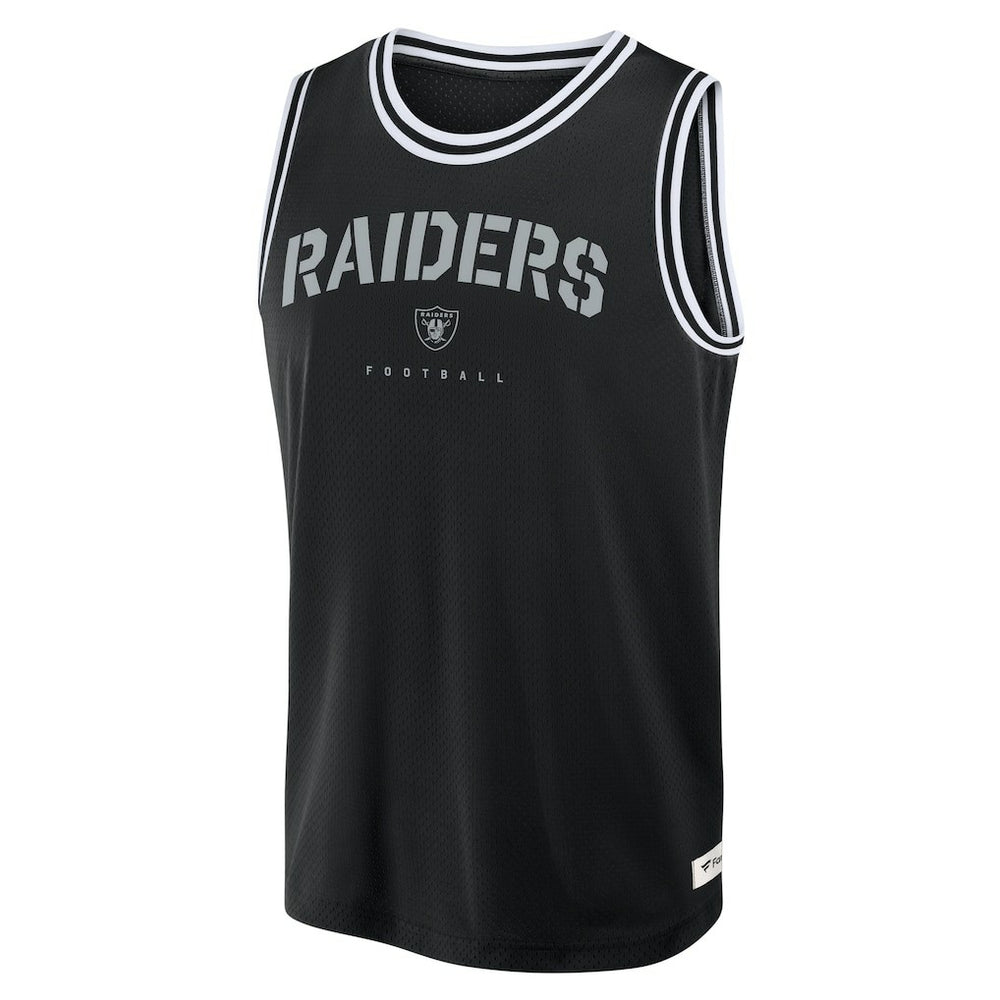 Fanatics Las Vegas Raiders Elements Future Ground Jersey Tank Top Black