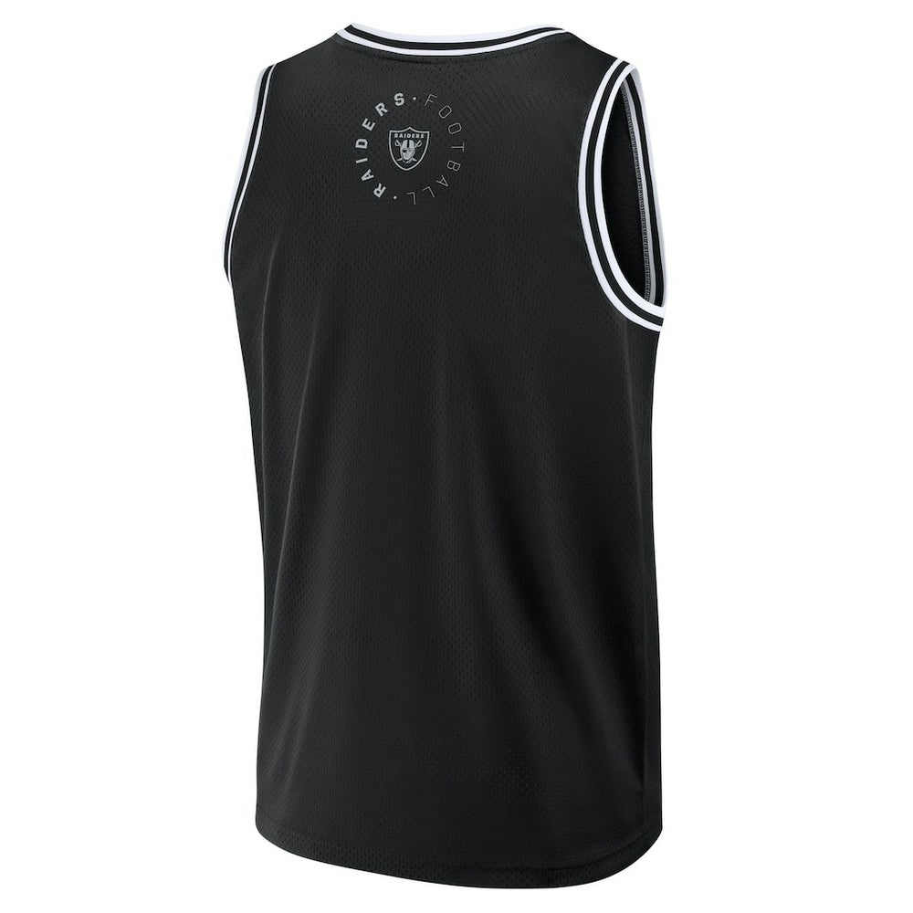 Fanatics Las Vegas Raiders Elements Future Ground Jersey Tank Top Black