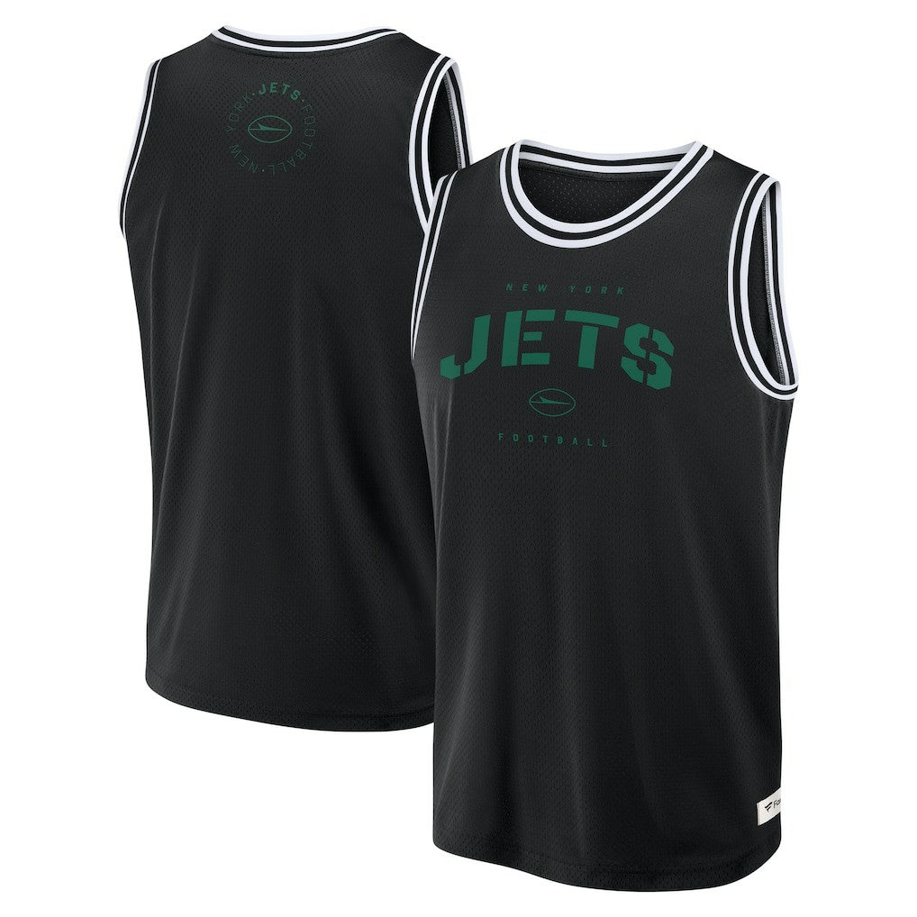 Fanatics New York Jets Elements Future Ground Jersey Tank Top Black
