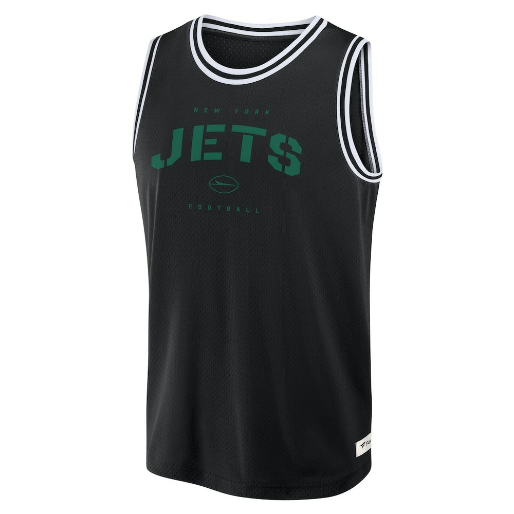 Fanatics New York Jets Elements Future Ground Jersey Tank Top Black