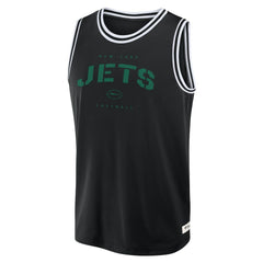 Fanatics New York Jets Elements Future Ground Jersey Tank Top Black