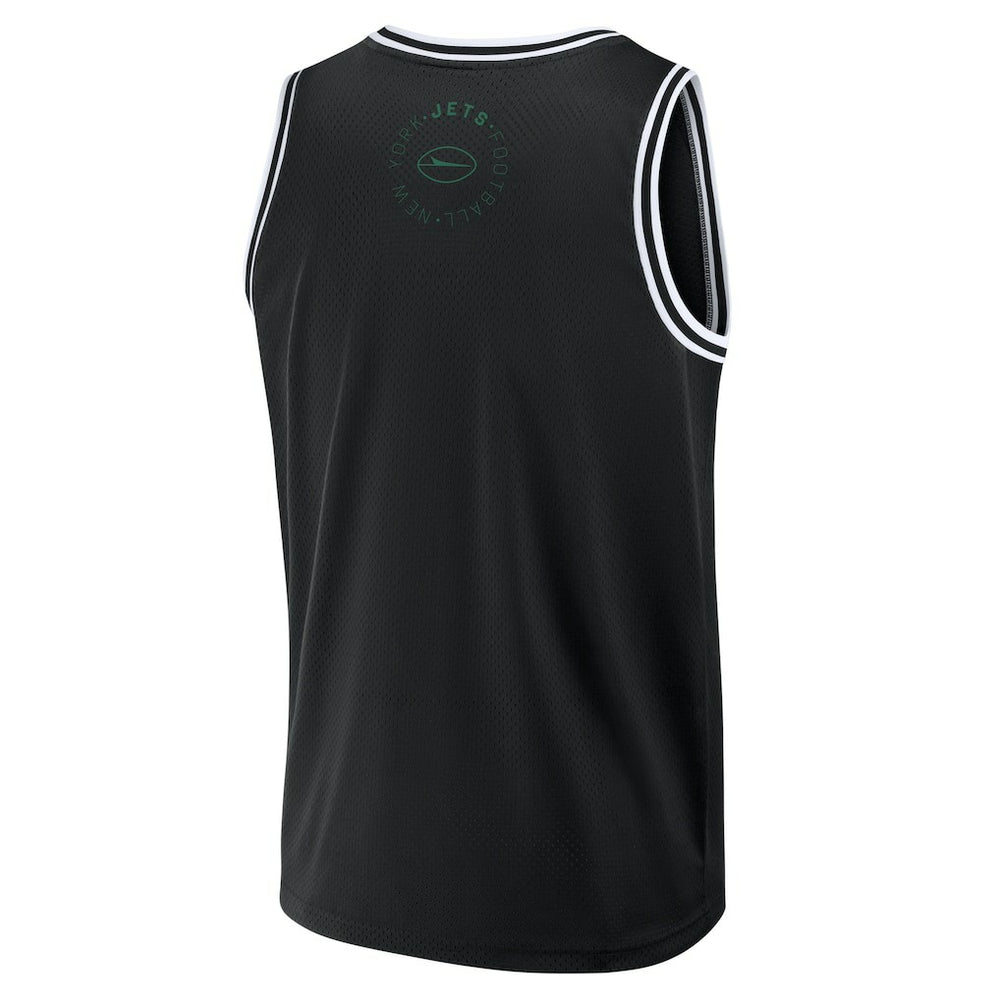 Fanatics New York Jets Elements Future Ground Jersey Tank Top Black