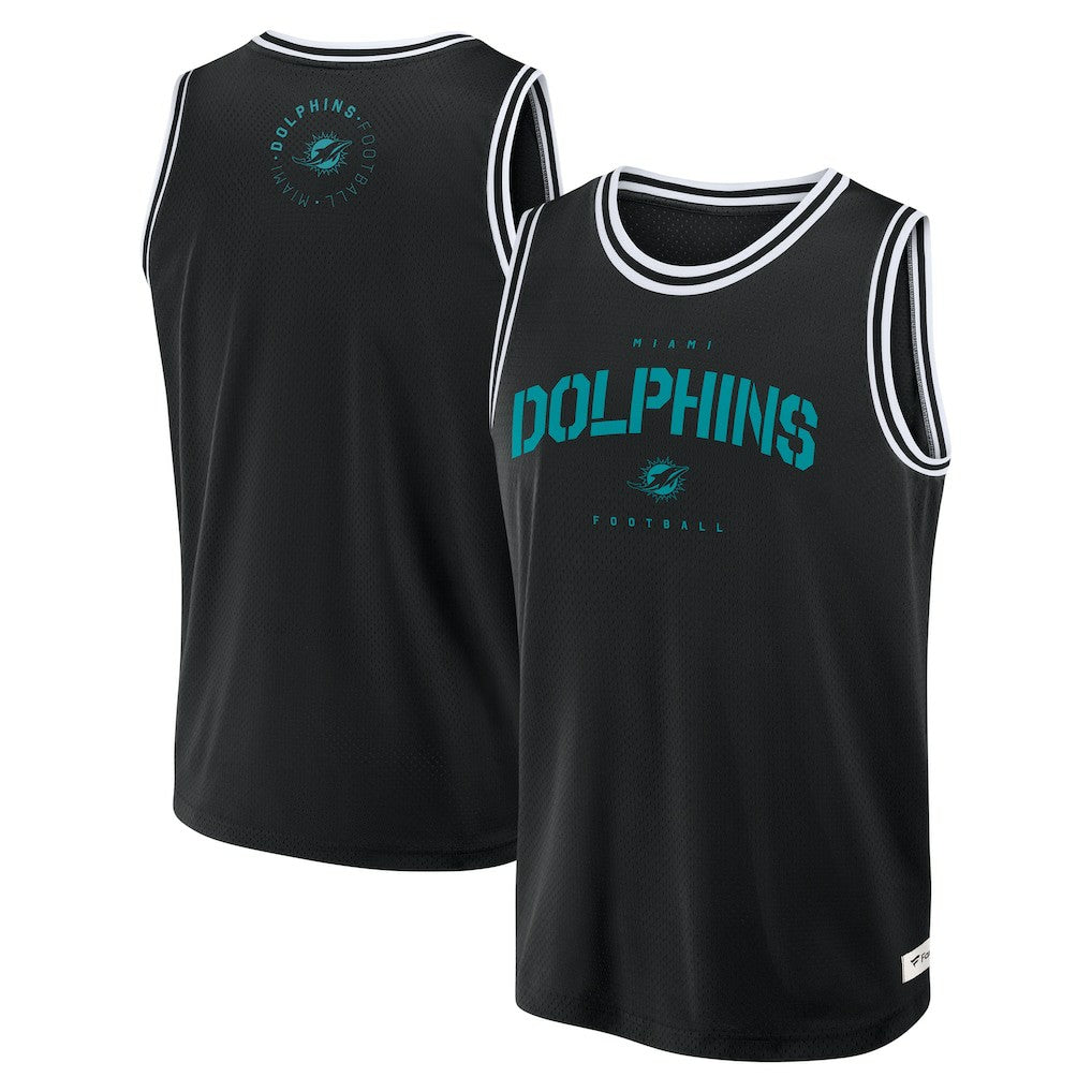Fanatics Miami Dolphins Elements Future Ground Jersey Tank Top Black