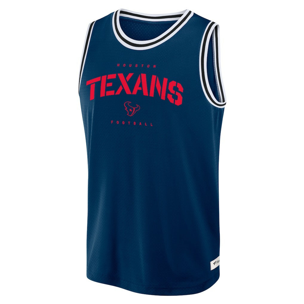 Fanatics Houston Texans Elements Future Ground Jersey Tank Top Navy