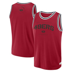 Fanatics San Francisco 49ers Elements Future Ground Jersey Tank Top Scarlet
