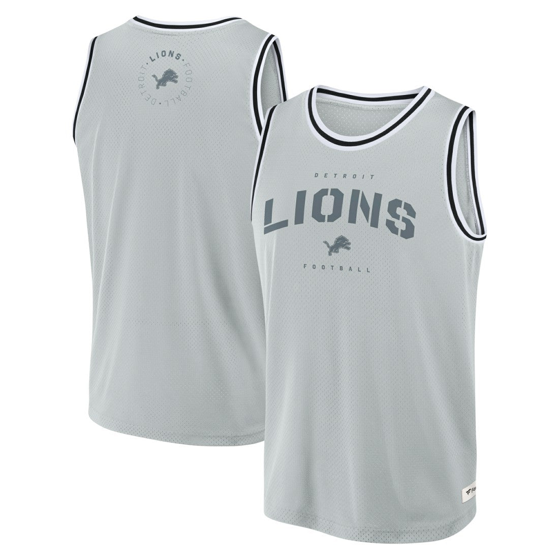 Fanatics Detroit Lions Elements Future Ground Jersey Tank Top Silver