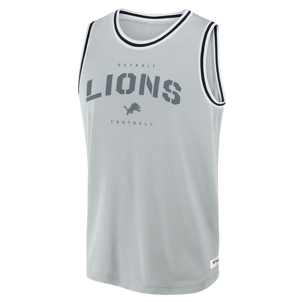 Fanatics Detroit Lions Elements Future Ground Jersey Tank Top Silver