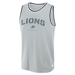Fanatics Detroit Lions Elements Future Ground Jersey Tank Top Silver