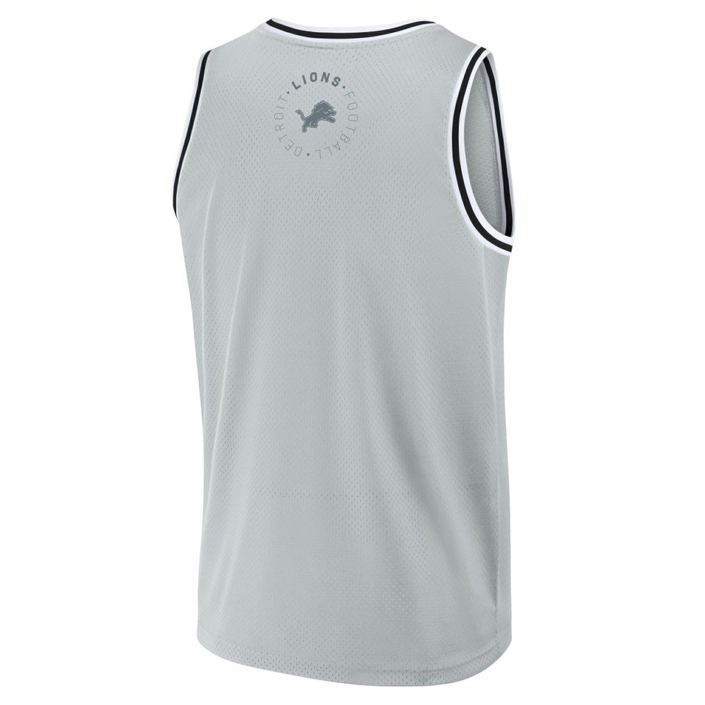 Fanatics Detroit Lions Elements Future Ground Jersey Tank Top Silver