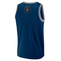 Fanatics Chicago Bears Elements Future Ground Jersey Tank Top Navy