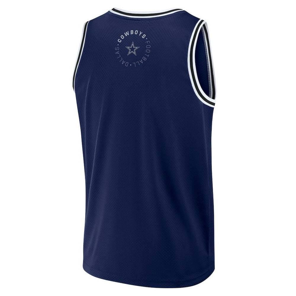Fanatics Dallas Cowboys Elements Future Ground Jersey Tank Top Navy