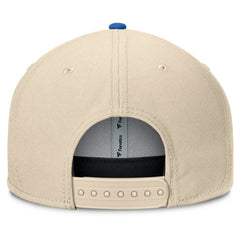 Texas Rangers Fanatics Cooperstown Collection Bounder Snapback Hat - Natural/Royal - Fanatics Sale