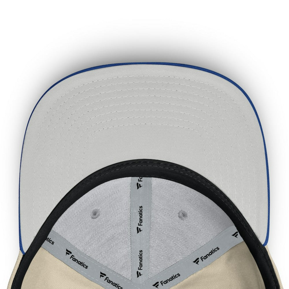 Atlanta Braves Fanatics Cooperstown Collection Bounder Snapback Hat - Natural/Royal - Fanatics Online