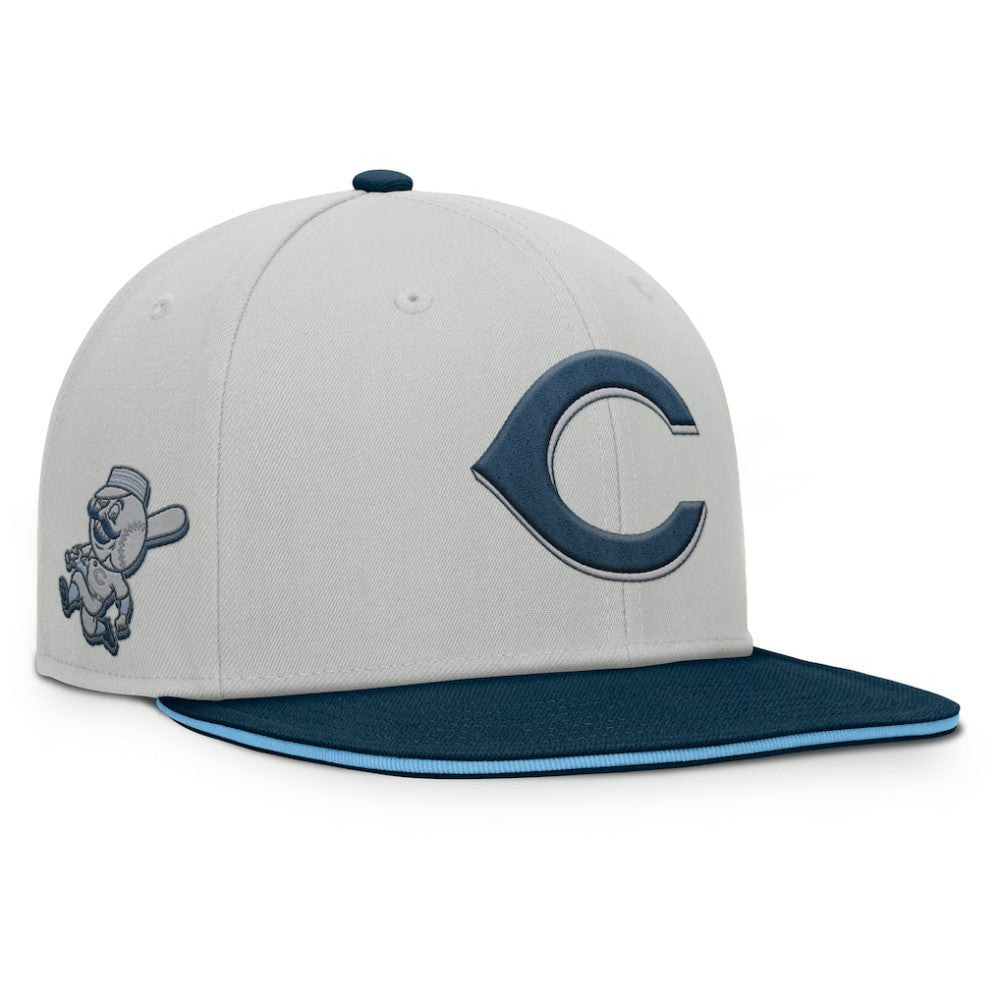 Cincinnati Reds Fanatics Knuckleball Snapback Hat - Gray - Fanatics Lifestyle