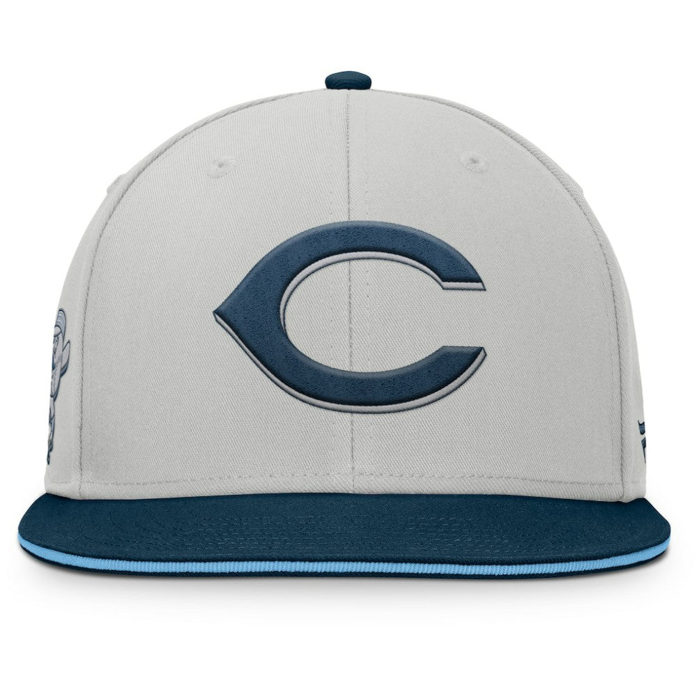 Cincinnati Reds Fanatics Knuckleball Snapback Hat - Gray - Fanatics Lifestyle