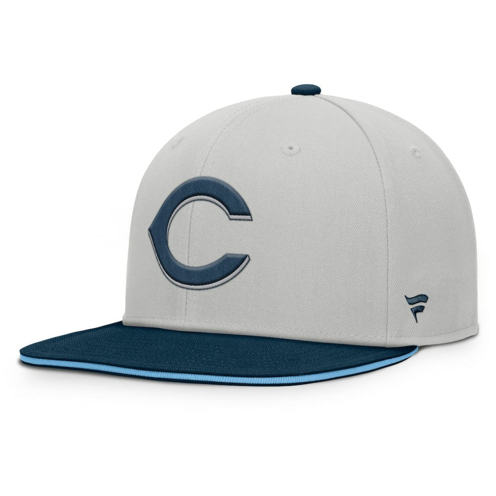 Cincinnati Reds Fanatics Knuckleball Snapback Hat - Gray - Fanatics Lifestyle