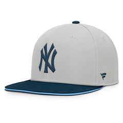 New York Yankees Fanatics Knuckleball Snapback Hat - Gray - Fanatics Lifestyle