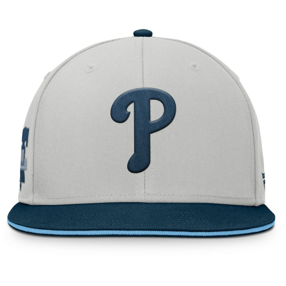Philadelphia Phillies Fanatics Knuckleball Snapback Hat - Gray - Fanatics Lifestyle