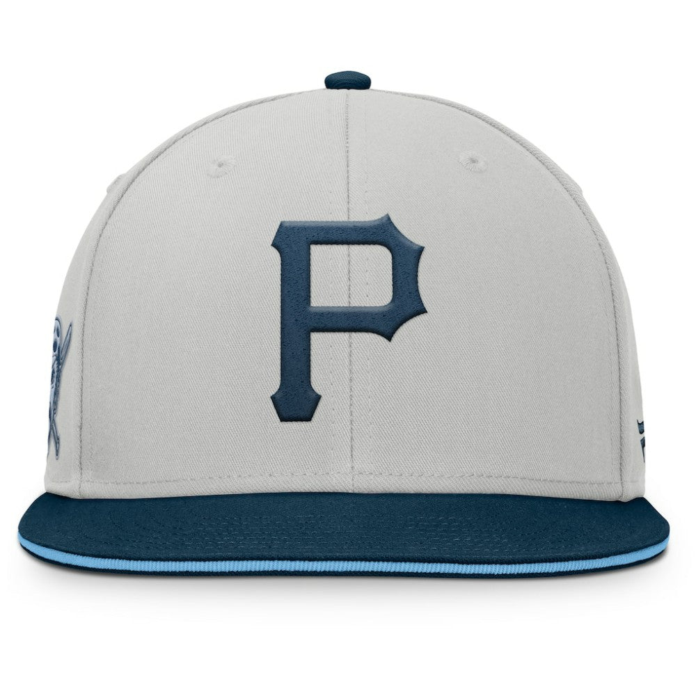 Pittsburgh Pirates Fanatics Knuckleball Snapback Hat - Gray - Fanatics Lifestyle