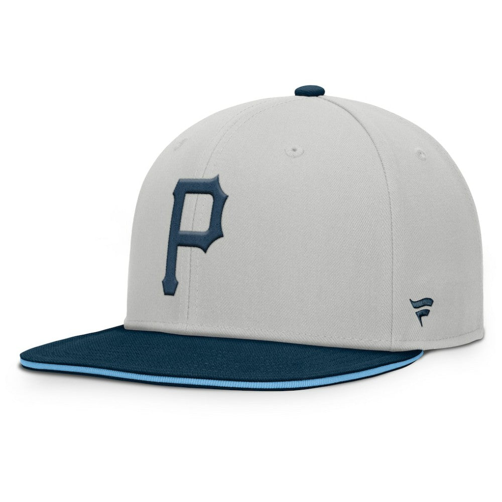 Pittsburgh Pirates Fanatics Knuckleball Snapback Hat - Gray - Fanatics Lifestyle