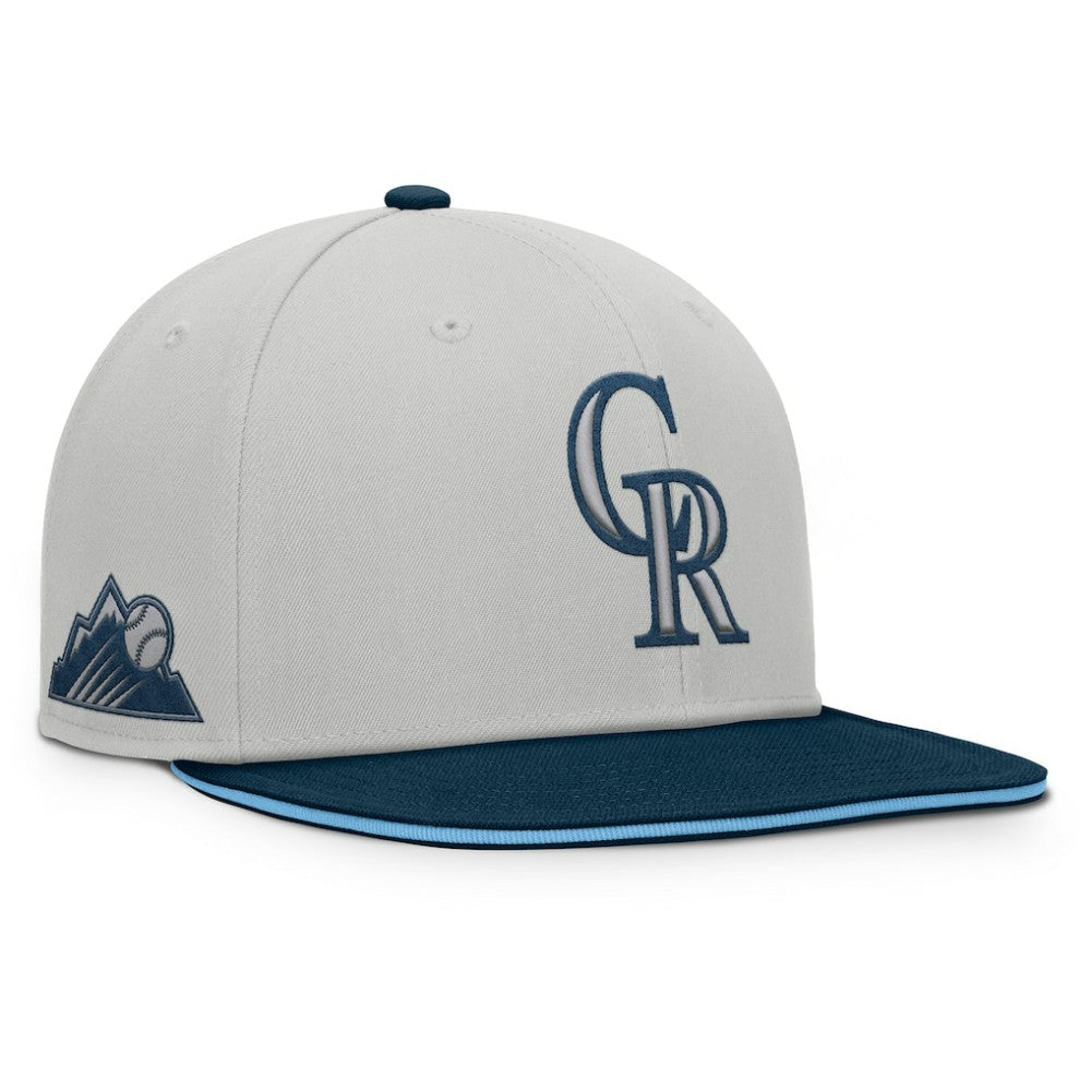 Colorado Rockies Fanatics Knuckleball Snapback Hat - Gray - Fanatics on Sale