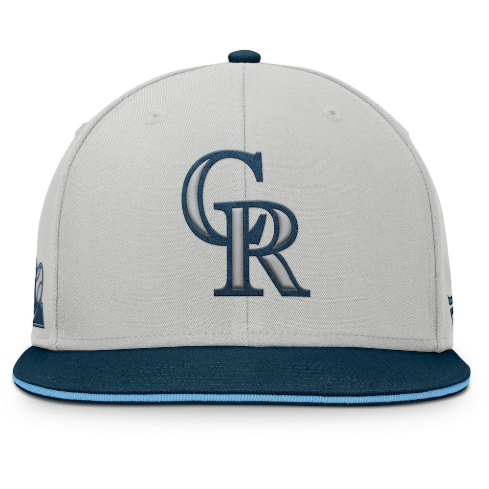 Colorado Rockies Fanatics Knuckleball Snapback Hat - Gray - Fanatics on Sale