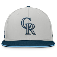 Colorado Rockies Fanatics Knuckleball Snapback Hat - Gray - Fanatics on Sale