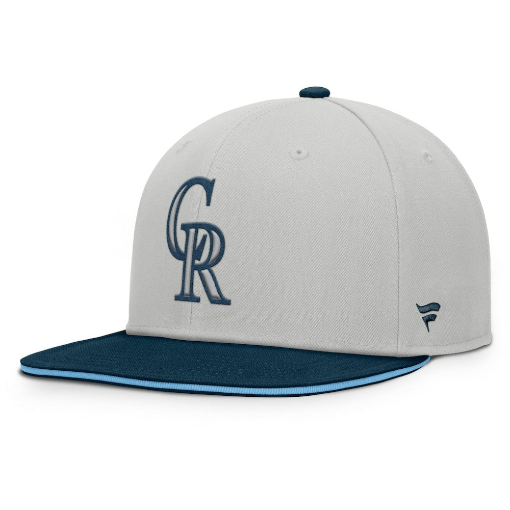 Colorado Rockies Fanatics Knuckleball Snapback Hat - Gray - Fanatics on Sale