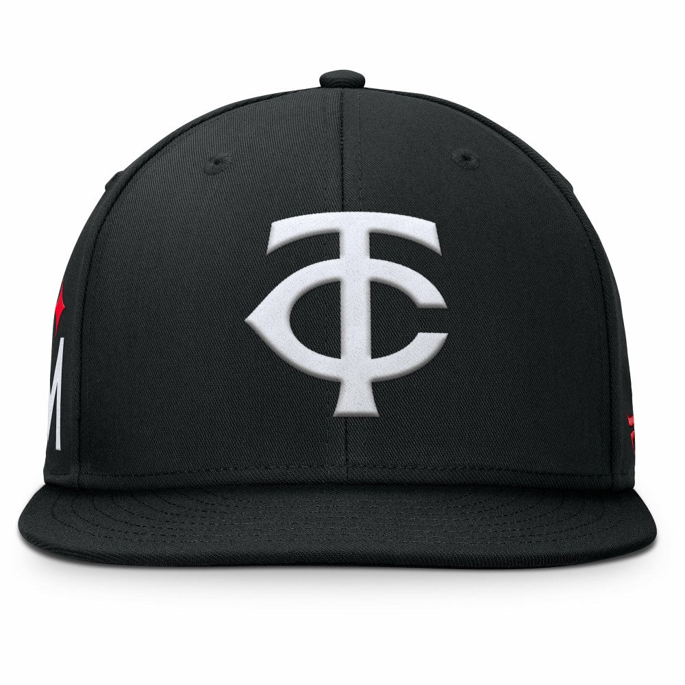 Minnesota Twins Fanatics Walk-Off Bullpen Snapback Hat - Black - Fanatics Lifestyle