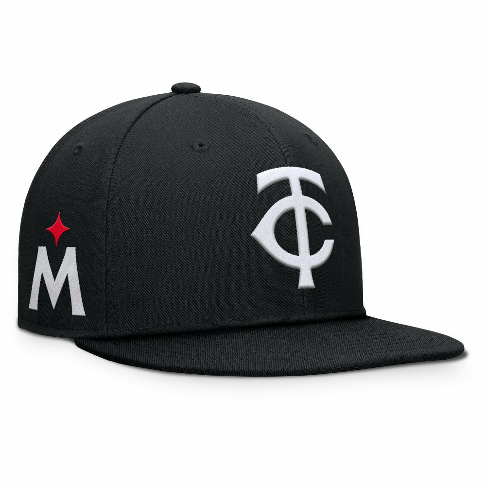 Minnesota Twins Fanatics Walk-Off Bullpen Snapback Hat - Black - Fanatics Lifestyle